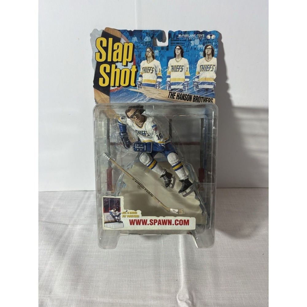 McFarlane Toys SLAP SHOT The Hanson Brothers Hockey Figure Jack Hanson # 16